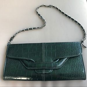 Faux crocodile embossed bag
